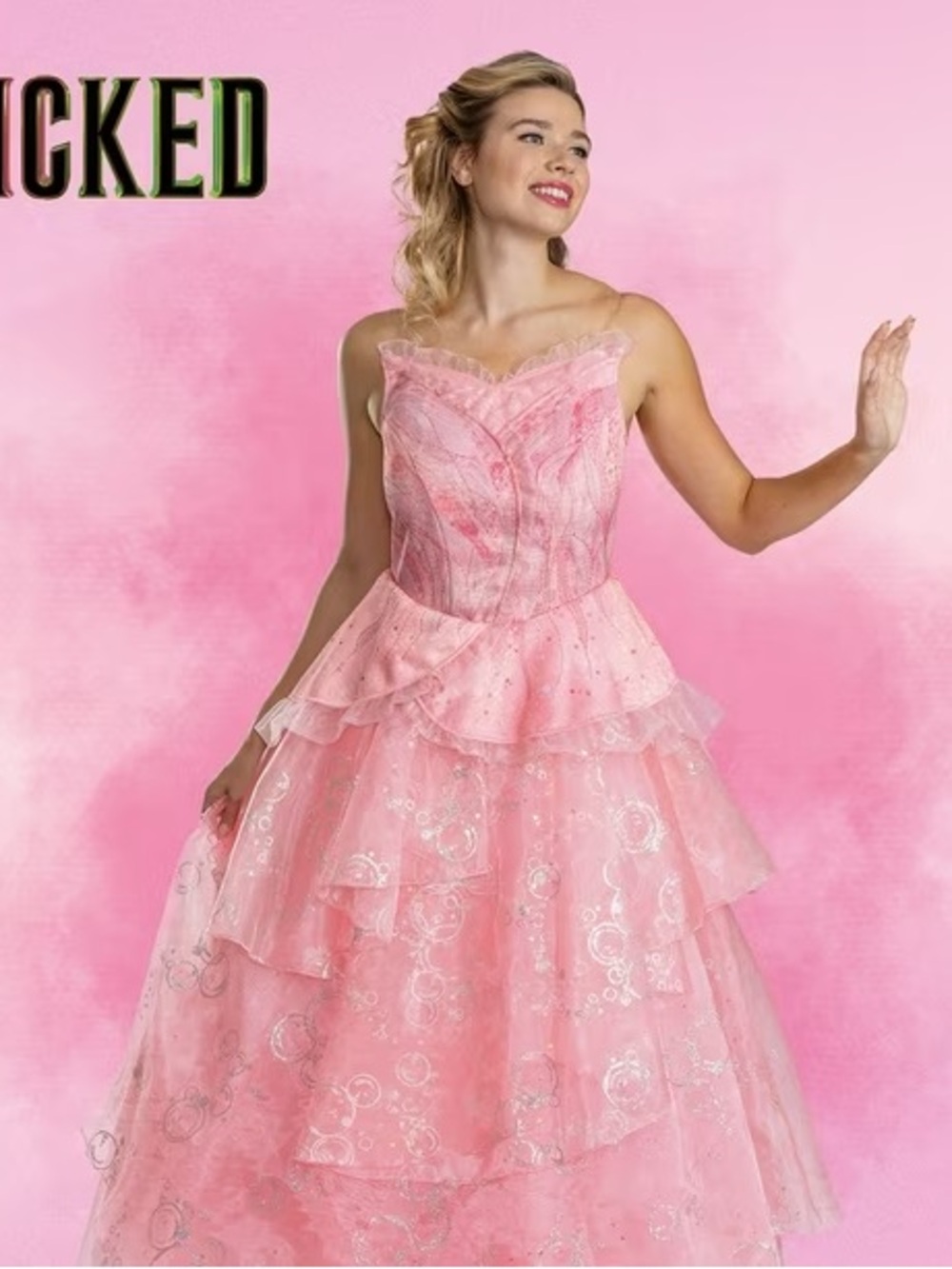 Glinda Halloween Costume-Tulle Ball Gown